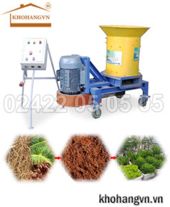 máy xay xơ dừa, rơm rạ đa năng