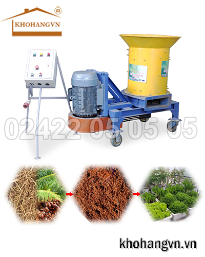 máy xay xơ dừa, rơm rạ đa năng